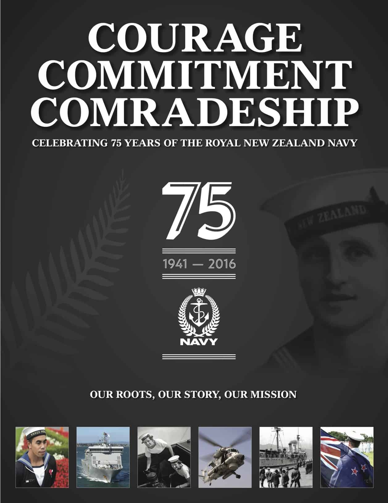 Royal New Zealand Navy 75 Cover